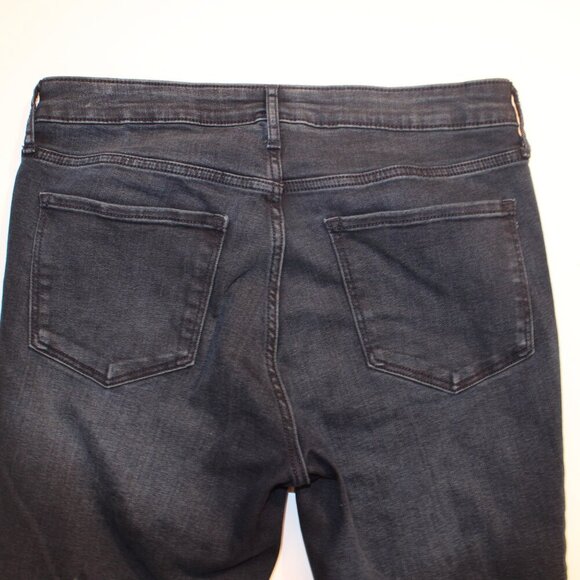 Old Navy Women’s Black Jeans Size‎ 14 Mid-Rise Slim Fit Stretch Denim - Picture 4 of 5